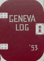 Lake Geneva High School 1953 yearbook cover photo