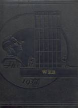 Webster High School 1938 yearbook cover photo