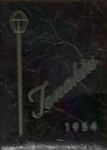 Tenafly High School 1954 yearbook cover photo