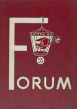 Fulton High School 1955 yearbook cover photo