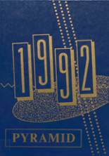 Pinckneyville High School 1992 yearbook cover photo