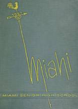 Miami High School 1957 yearbook cover photo