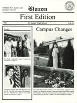 St. Joseph High School 1988 yearbook cover photo
