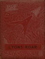 Lyons Village High School 1957 yearbook cover photo