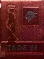 Groesbeck High School 1966 yearbook cover photo