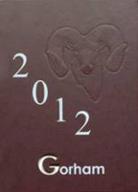 Gorham High School 2012 yearbook cover photo