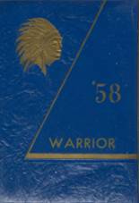 Waco High School 1958 yearbook cover photo