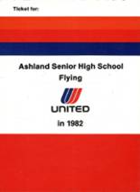 Ashland High School 1982 yearbook cover photo