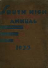 South High School 1935 yearbook cover photo
