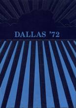 Dallas High School 1972 yearbook cover photo