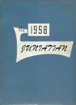Juniata High School 1958 yearbook cover photo