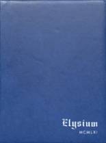 1961 Blissfield High School Yearbook from Blissfield, Michigan cover image