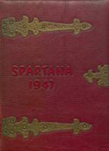 Spartanburg High School 1947 yearbook cover photo