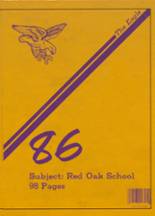 Red Oak High School 1986 yearbook cover photo