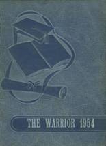 Delaware High School 1954 yearbook cover photo
