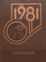 Geneva County High School 1981 yearbook cover photo
