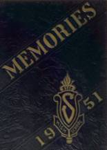 Spangler High School 1951 yearbook cover photo