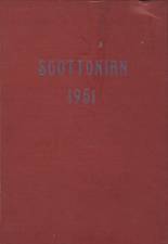 Shipshewana-Scott High School 1951 yearbook cover photo