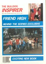 Friend High School 1984 yearbook cover photo