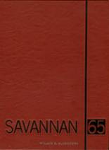 Savanna High School 1965 yearbook cover photo