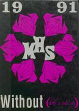 Milford High School 1991 yearbook cover photo