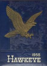 Hanover Area Junior-Senior High School 1955 yearbook cover photo