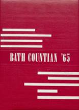 Bath County High School 1965 yearbook cover photo