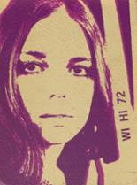 Wilmington High School 1972 yearbook cover photo