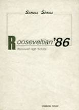 Roosevelt High School 1986 yearbook cover photo