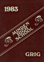Minden High School 1983 yearbook cover photo