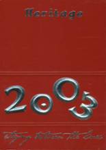 2003 Boyd County High School Yearbook from Ashland, Kentucky cover image