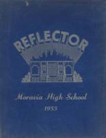 Moravia Community High School 1953 yearbook cover photo