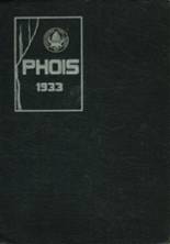 Poughkeepsie High School 1933 yearbook cover photo