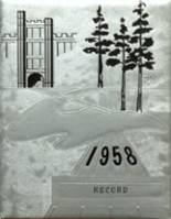 Roxbury Central High School 1958 yearbook cover photo