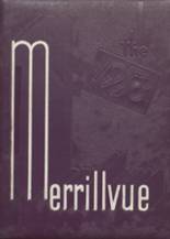 Merrillville High School 1958 yearbook cover photo