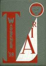 Waggener High School 1959 yearbook cover photo