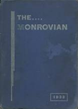 Monrovia High School 1933 yearbook cover photo