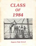 Augusta High School 1984 yearbook cover photo