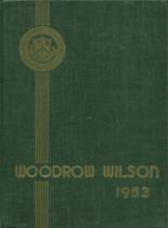 Wilson High School 1953 yearbook cover photo