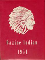 Bazine High School 1951 yearbook cover photo