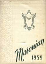 Mason High School 1959 yearbook cover photo