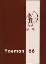 Yoe High School 1966 yearbook cover photo