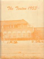 Inman High School 1953 yearbook cover photo