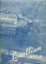 Lowell High School 1958 yearbook cover photo