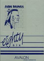 1986 Avon High School Yearbook from Avon, New York cover image