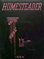 Homestead High School 1956 yearbook cover photo