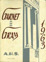 Albany High School 1963 yearbook cover photo