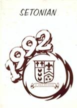Seton Catholic High School 1992 yearbook cover photo