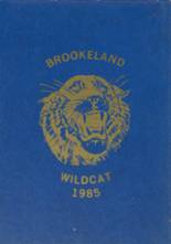 Brookeland High School 1985 yearbook cover photo
