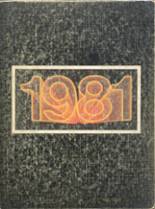 1981 Wheeler County High School Yearbook from Alamo, Georgia cover image